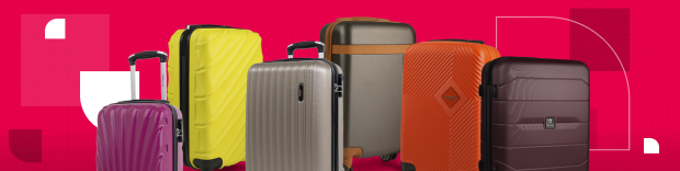 Malas de viagem com 10% de desconto