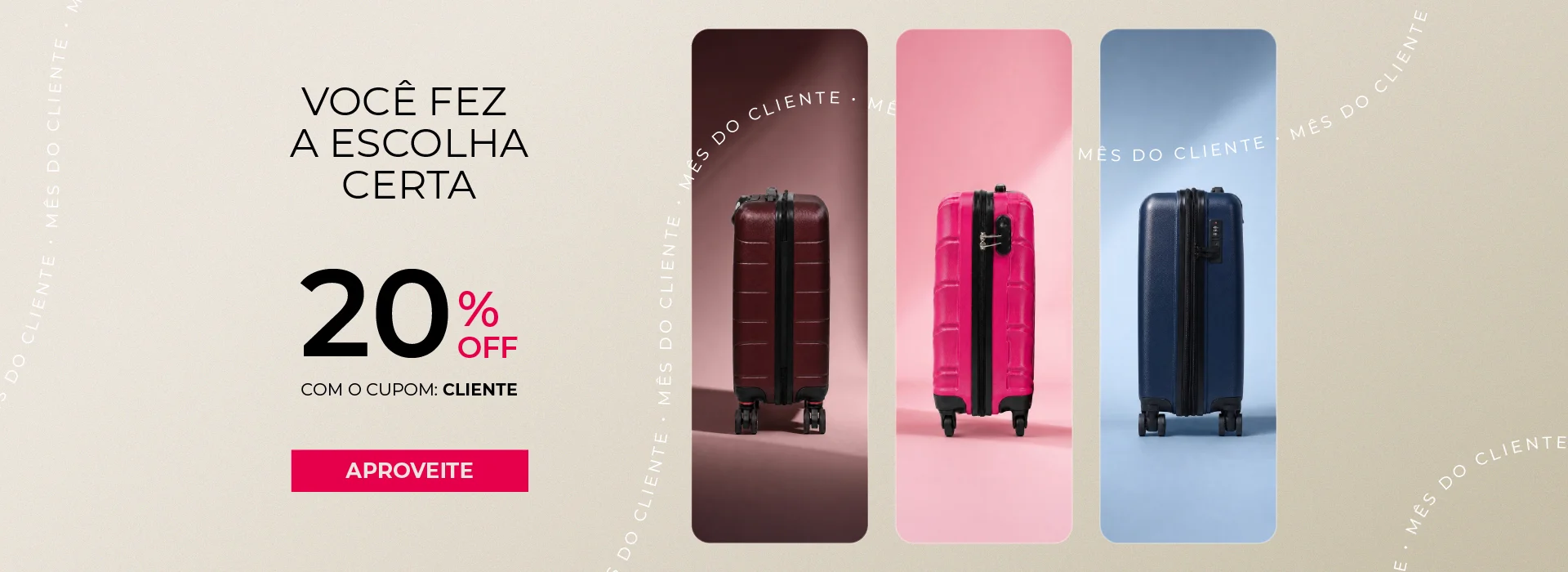Mês do Cliente - 20% em todo site 