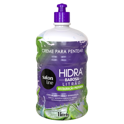 Creme Para Pentear Babosa Hidra 1 Litro Salon Line