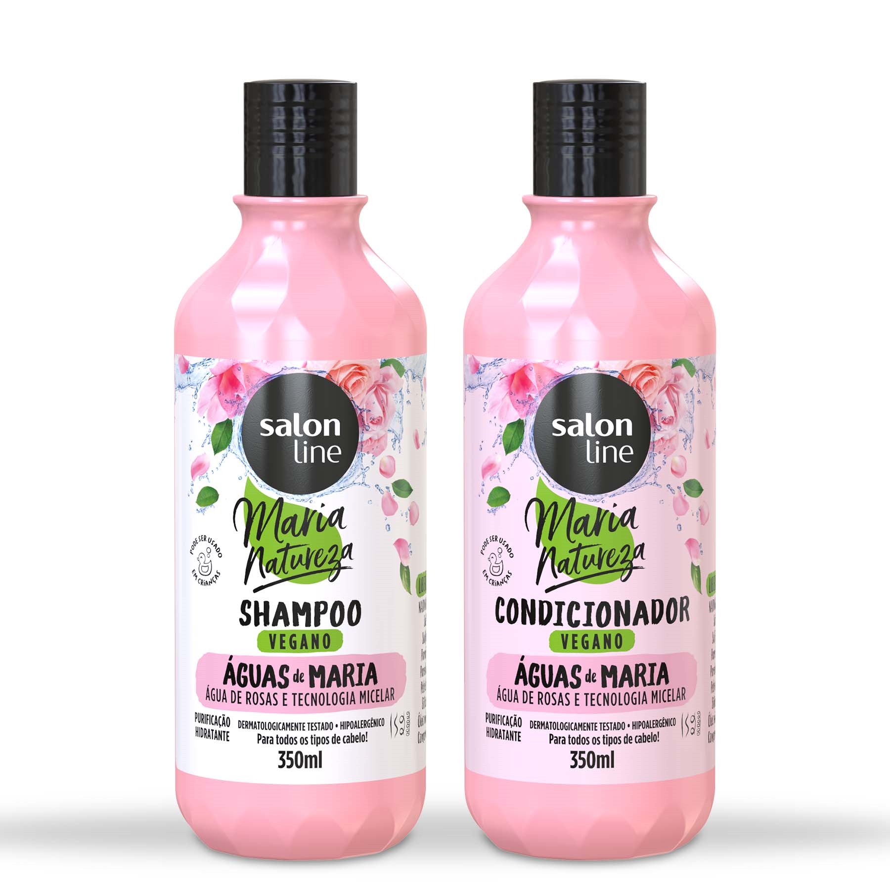 Kit Aguas De Maria Shampoo Condicionador Maria Natureza Salon Line