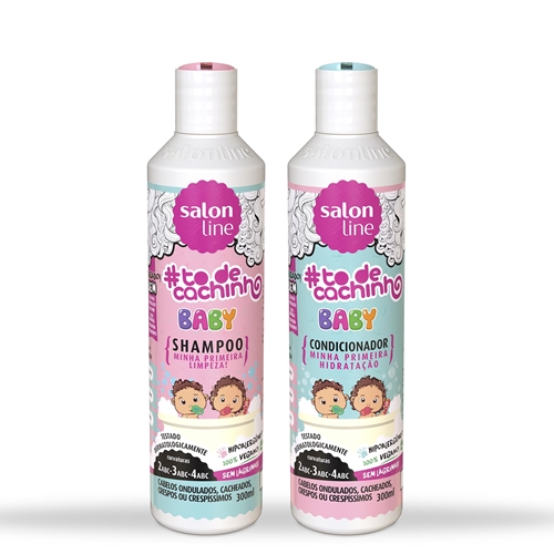 Kit Baby Shampoo E Condicionador Todecacho Salon Line