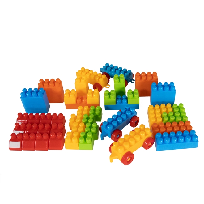 Brinquedo para Montar Kit Blocos de Montar 48 Pecas MercoToy – Papelaria  Pigmeu
