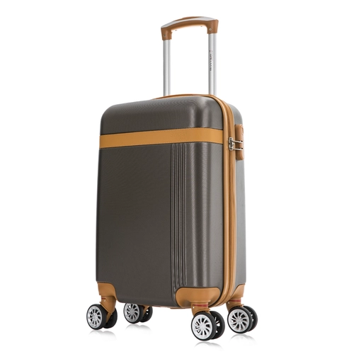 Mala de bordo 10kg pequena Bruges Swiss Move Marrom