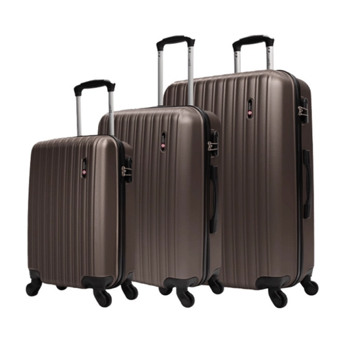 Kit de malas de viagem P/M/G Londres Swiss Move Preto