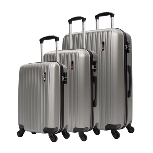 Kit de malas de viagem P/M/G Londres Swiss Move Preto