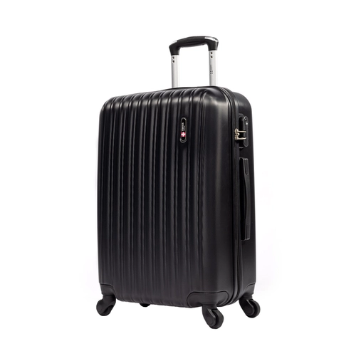 Mala de Viagem Grande Prata 32kg: Padrão Suíço e Resistência