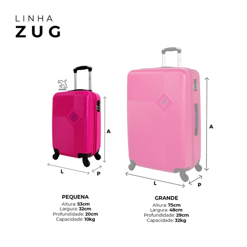 Mala de bordo 10kg pequena Zug Swiss Move Verde