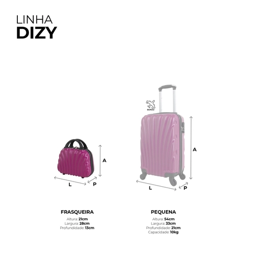 Frasqueira de viagem Dizy Swiss Move Preto