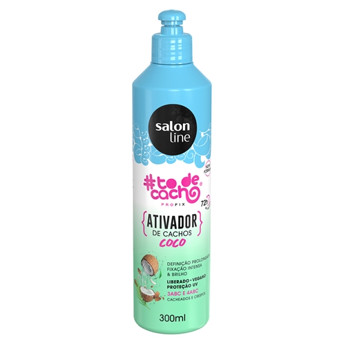 Ativador De Cachos Todecacho Coco Salon Line 300ml