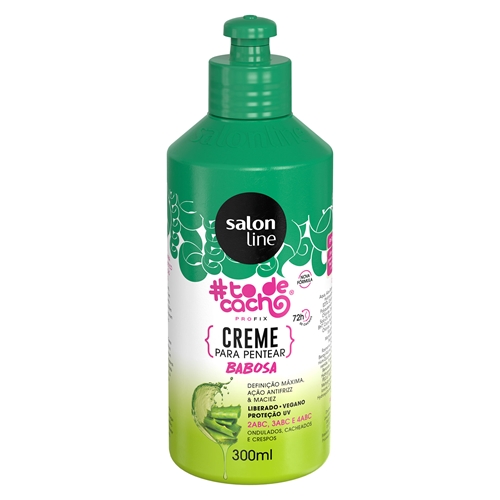 Creme Para Pentear Todecacho Babosa Pra Divar Salon Line 300ml